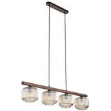  Luster na sajli SALVIA 4xE14/10W/230V braon/zadimljeno braon Cene