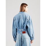 Calvin Klein Jeans Prehodna jakna nebeško modra / moder denim | Shoptok.si