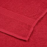  ručnici z tuširanje 10 kom crveni 70x140 cm 360 gsm 100% pamuk | shoptok.hr