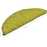  Tepisi za stepenice 15 kom zeleni 56 x 17 x 3 cm | shoptok.hr