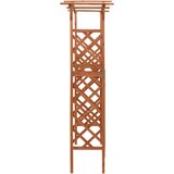 vidaXL Pergola s vratima 116 x 40 x 204 cm od masivne jelovine | shoptok.hr