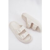 VINCEZA Ladies Foam Slides With Buckles | shoptok.hr