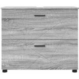  Kupaonski ormar s ladicama Siva Sonoma 76,5 x 35 x 64 cm | shoptok.hr
