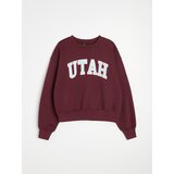 Sinsay Crewneck dukserica s natpisom UTAH | shoptok.hr