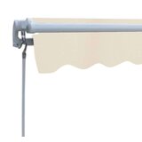  Sklopiva tenda na ručno upravljanje 300 cm krem | shoptok.hr