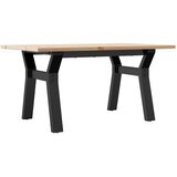  Stolić za kavu Y-oblika 80x50x40 cm borovina i čelik | shoptok.hr