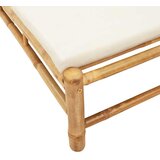  Ležaljka s jastucima 55x199x30 cm Bambus | shoptok.hr