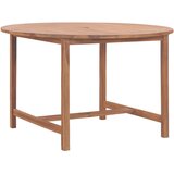  Vrtni blagovaonski stol Ø 110 x 75 cm od masivne tikovine | shoptok.hr