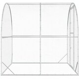  Kokošinjac Srebrna 200 x 200 x 200 cm Pocinčani čelik | shoptok.hr