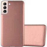 Cadorabo CARE, združljiv s Samsungom v kovinskem rosă ‰ Gold - zaščitni pokrov iz fleksibilnega silikona TPU, (20587032) Cene