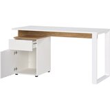 Germania Radni stol s bijelom pločom stola 61x140 cm Hasselt – | shoptok.hr