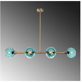 Opviq Luster Benek-15-14482, 103x40x74cm, IP20, Zlatno-plave boje | Eponuda.ba