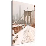  Slika - Brooklyn Bridge in Sepia (1 Part) Vertical 40x60 | shoptok.hr