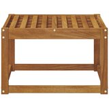  otoman Čvrsto drvo akacije Prirodna 59 x 59 x 37 cm | Eponuda.com