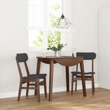 Maison Chic Jedilni stoli - Vzorci stoli z blazinami 2 kosa Brown Solid Wood Rubber A1489, (22031476) | Shoptok.si