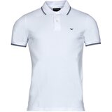 Emporio Armani Polo majice kratki rokavi 8N1FB4 Bela Cene