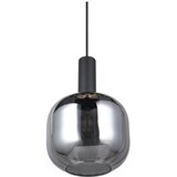  Črna viseča svetilka s steklenim senčilom ø 20 cm Diva – | Shoptok.si
