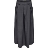 Only Krila ONLGINNY HW MEL WIDE LONG SKIRT PNT 15331530 Siva Cene