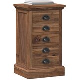  Komoda s ladicama Prirodna 35 x 30 x 60 cm Čvrsto teak drvo | shoptok.hr