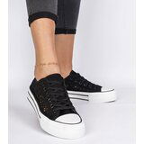 Gemre Black women's lace-up sneakers Fernansis | Shoptok.si
