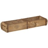 vidaXL Pladenj 4 kosa 60,5x15x9 cm Trden les Odkrit | Shoptok.si
