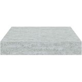  Plutajuće zidne police 2 kom boja betona 23 x 23,5 x 3,8 cm MDF | shoptok.hr