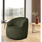 MID.YOU fotelj, temno zelena tekstil | Shoptok.si