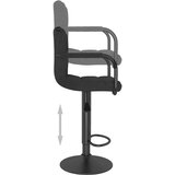  Barski stolac od tkanine crni | shoptok.hr