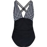 CUPSHE ženski jednodelni kupaći kostim J37 crno-beli Cene'.'