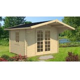 Male kuće Drvena kuća SANDRA B 320 × 320 cm sa šindrom | shoptok.hr