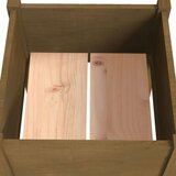 vidaXL vrtne sadilice 2 kom boja meda 50 x 50 x 70 cm masivna borovina | shoptok.hr