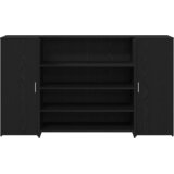  Recepcijski stol Crni hrast 180x50x103,5 cm Inženirsko drvo | shoptok.hr
