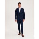 Reserved - Suknjič slim fit - Mornarsko modra | Shoptok.si