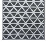 Vanjski tepih crni 190 x 290 cm PP | shoptok.hr