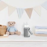 Lionelo Thermup Go električni prenosni grelnik stekleničk - TERMOSKA, sivo srebrna barva | Shoptok.si