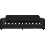 vidaXL Izvlečna dnevna postelja s predali črna 90x190 cm žam | Shoptok.si