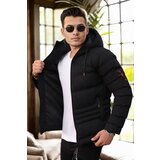 Dewberry 67514 Hooded Winter Mens Puffer Coat-BLACK Cijene