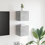  Zidni TV ormarići 2 kom siva boja betona 30,5 x 30 x 30 cm | Eponuda.ba