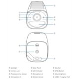 Anker EUFYCAM3 Sustav sigurnosnih kamera (3+1) 4K, ugrađeni solarni panel, WiFi, vodootporan, vanjski, T88723W1 | shoptok.hr