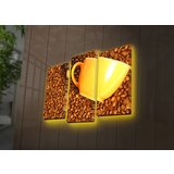 Wallity Set slika sa LED osvetljenjem 3PATDACT-1, 3 Dela | ePonuda.com