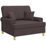  XXL fotelja s jastucima Tamno smeđa Tkanina - Tamno smeđa 85 cm | shoptok.hr