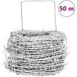  Bodljikava žica Srebrno 50 m Čelik vruće galvaniziran | shoptok.hr