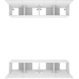 TV ormarići 4 kom bijeli 80 x 30 x 30 cm od konstruiranog drva | Eponuda.ba