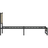  Metalni okvir kreveta bez madraca boja hrasta sonome 100x200 cm | Eponuda.com