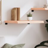  Zidna polica 60x60x(2-6) cm neobrađena masivna hrastovina | shoptok.hr