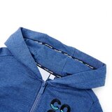  Dječja majica s kapuljačom i patentnim zatvaračem tamnoplava 92 | shoptok.hr