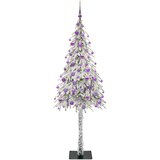  Božićno drvce s 300 LED svjetlima Bijelo 180 cm PE i čelik | shoptok.hr
