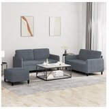vidaXL 3-dijelni set sofa tamnosivi baršunasti | shoptok.hr