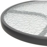  Vrtna garnitura - 3-dijelni vrtni blagovaonski set crni čelični | shoptok.hr