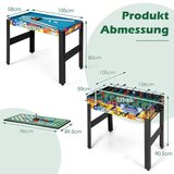  Igralna miza 12 v 1 z namiznim nogometom, zračnim hokejem, biljardom, namiznim tenisom, šahom, balinanjem in shuffleboardom | Shoptok.si